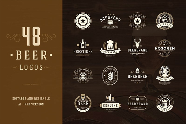 Beer Logotypes and Badges