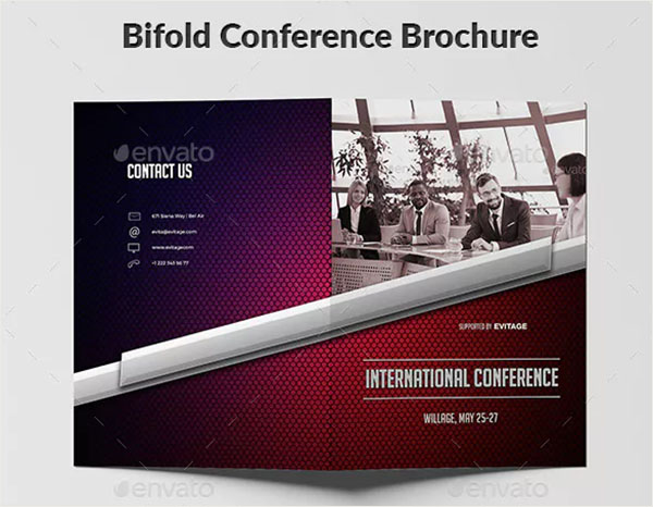 Bifold Conference Brochure PSD Design