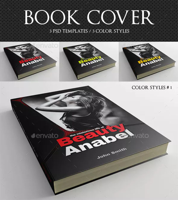 Book Cover 3 Color Template