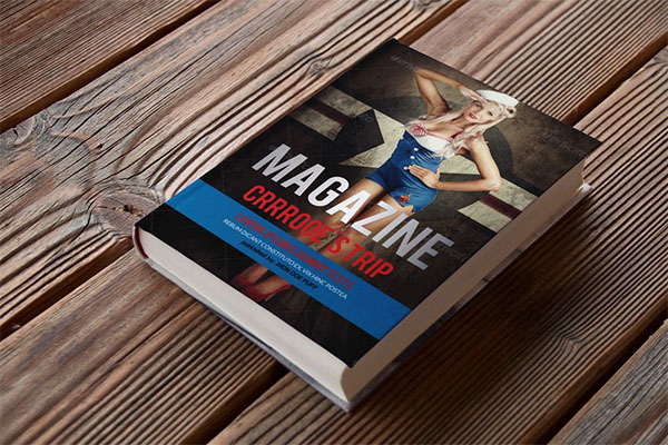 Book Cover Template PSD