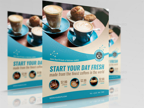 Cafe Flyer PSD Template