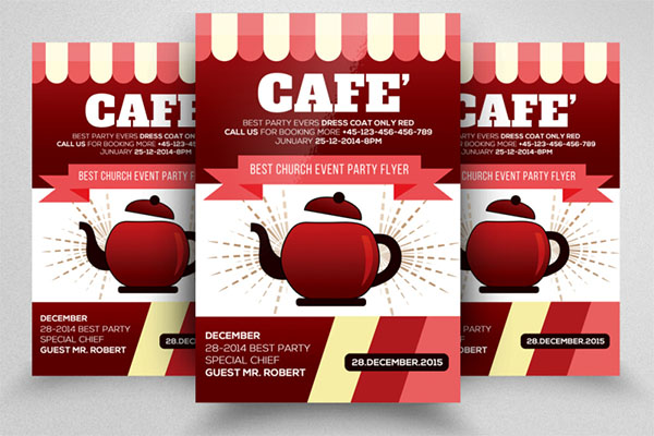 Cafe Flyer Template Design