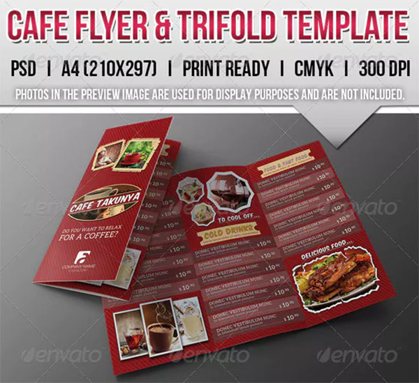 Cafe Flyer & Trifold Template