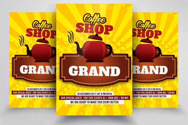 Cafe Restaurant Flyer Template