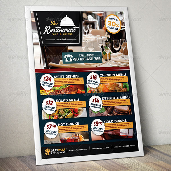 Cafe and Restaurant Flyer Template