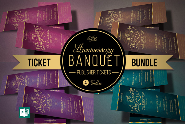 Church Anniversary Dinner Tickets Bundle