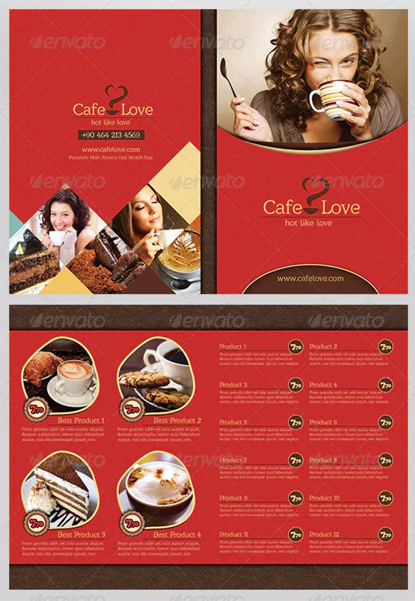 Coffee Brochure Menu