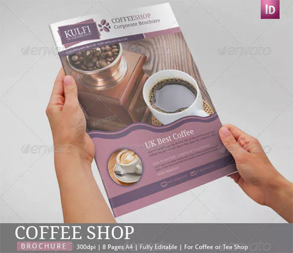 Coffee Brochure Template Design