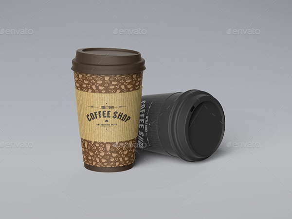 Free PSD Coffee Cup Mockups