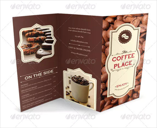 Coffee Place Brochure Menu