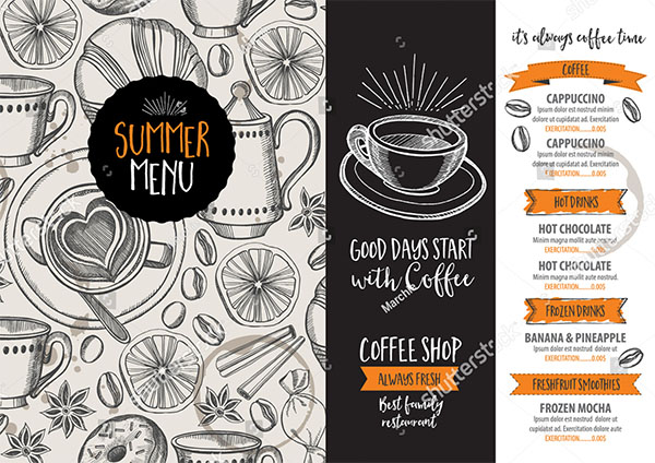 Coffee Shop Brochure Templates