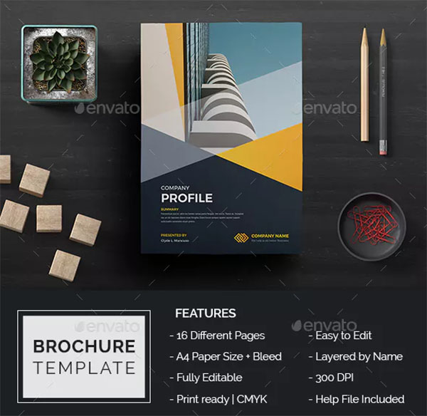 Download Company Profile Brochure Templates - 52+ Free PSD Ms Word ...