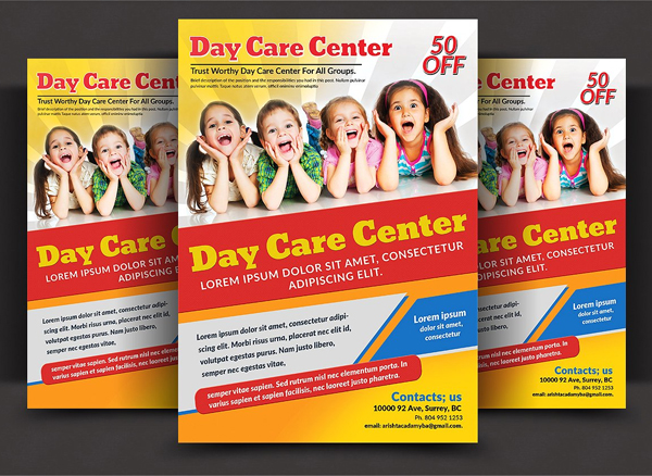 Daycare Flyer Templates