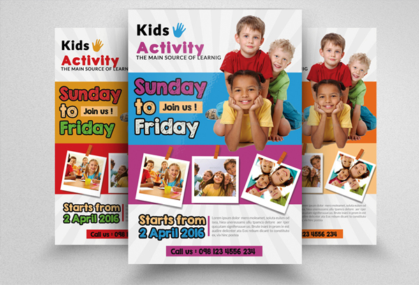 Editable Kindergarten Junior School Flyer