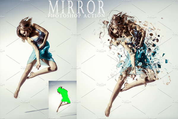 Editable Mirror Photoshop Action