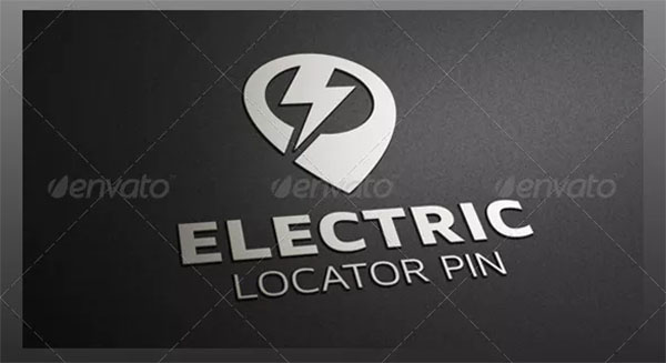 Electric Locator Logo Template