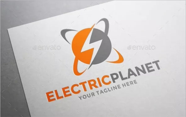 Electric Logo PSD Template