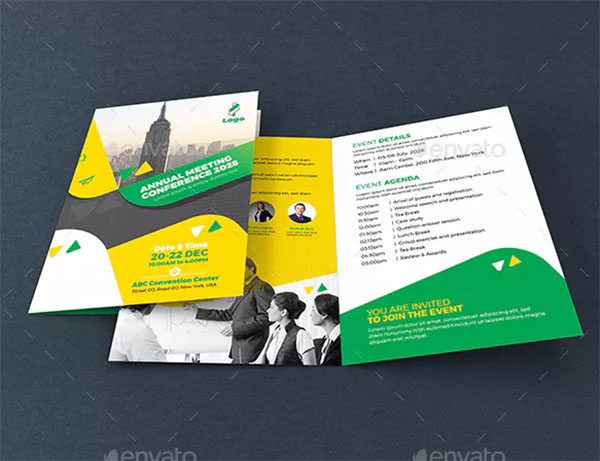 Event Summit and Conference Bifold Brochure