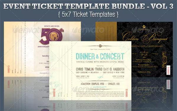 Event Ticket Template Bundle