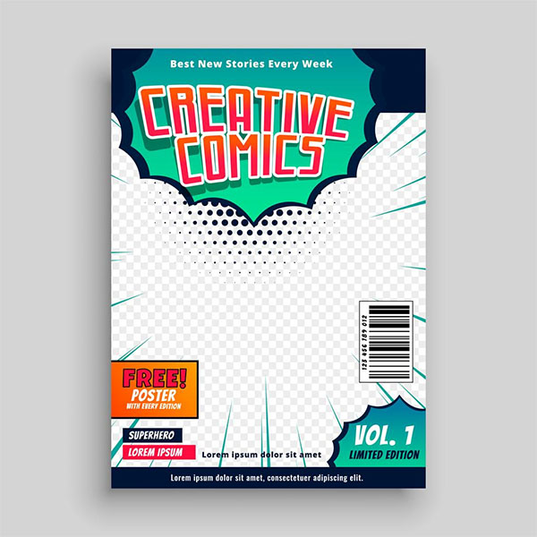 Free Book Cover Template Design