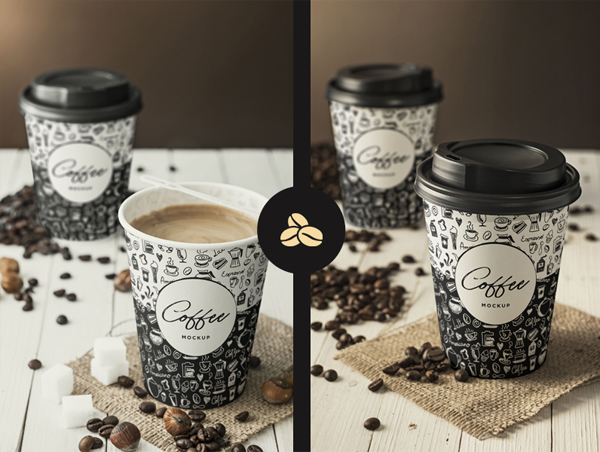 Free Coffee Cup Branding Mockup
