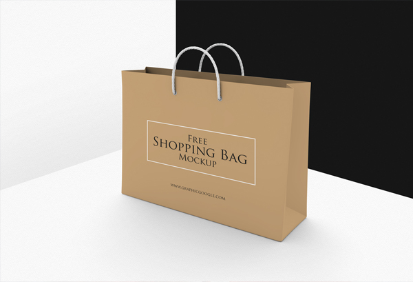 Free Shopping Bag Mockup PSD Template