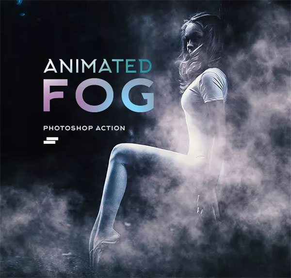 Gif Animated Fog Photoshop Action