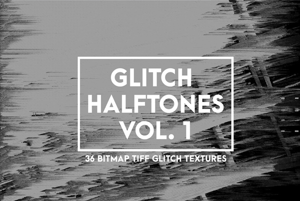 Glitch Halftone Textures