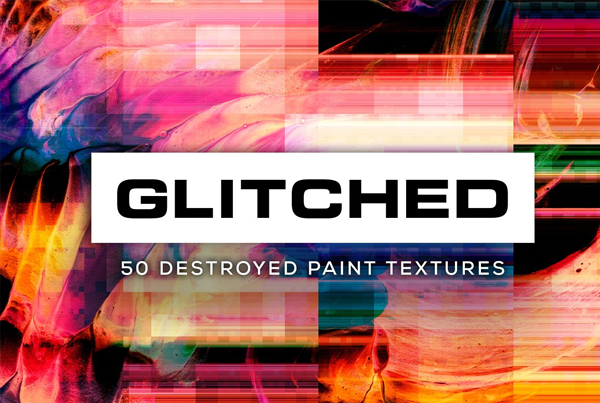 Glitched Destroyed Paint Textures