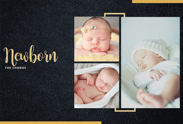 Happy Newborn Skin Retouch Photoshop Bundle Pack