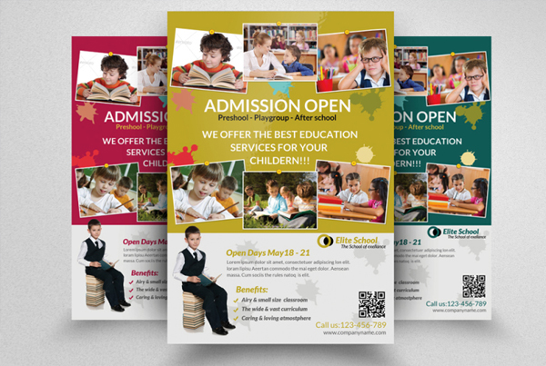 Junior School Education Flyer Templates