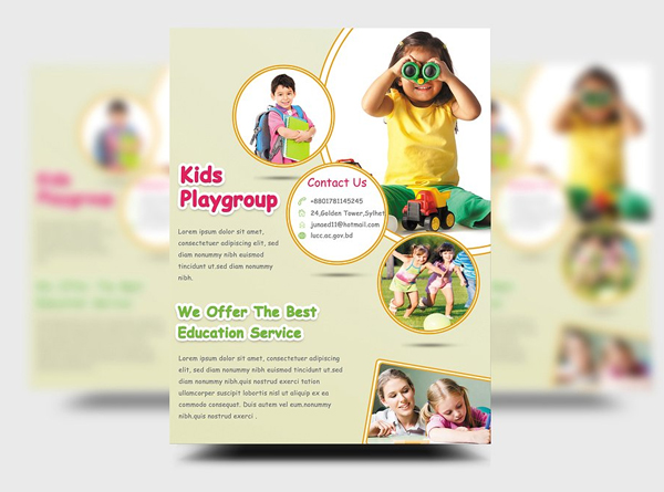 Kids Education Flyer Templates