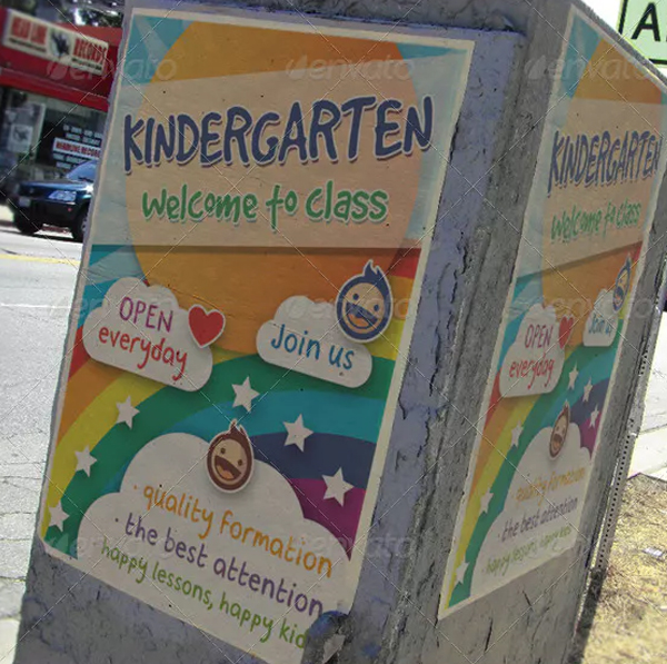 Kindergarten Flyer Template
