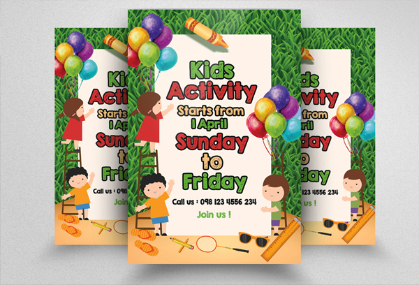 Kindergarten Junior School Flyer Design