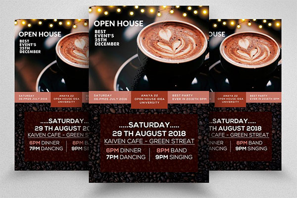 Latest Cafe Flyer Template