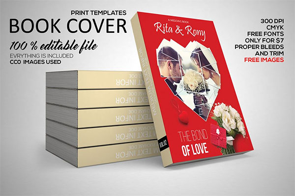 Love Story Book Cover Template