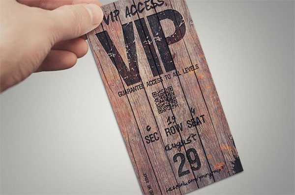Magical Wood VIP Pass Card
