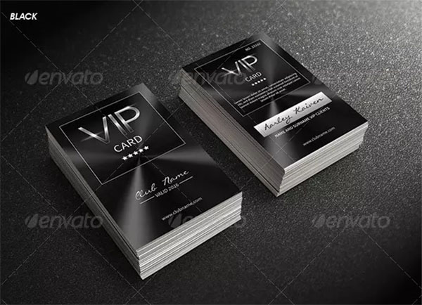 Multipurpose VIP Card Templates