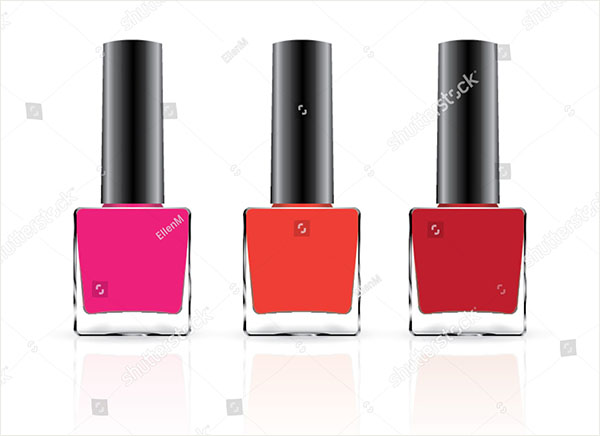 Nail Polish Vector Mockup