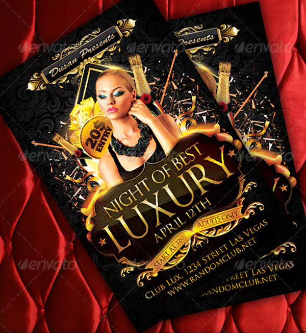 Night of Luxury Flyer Template