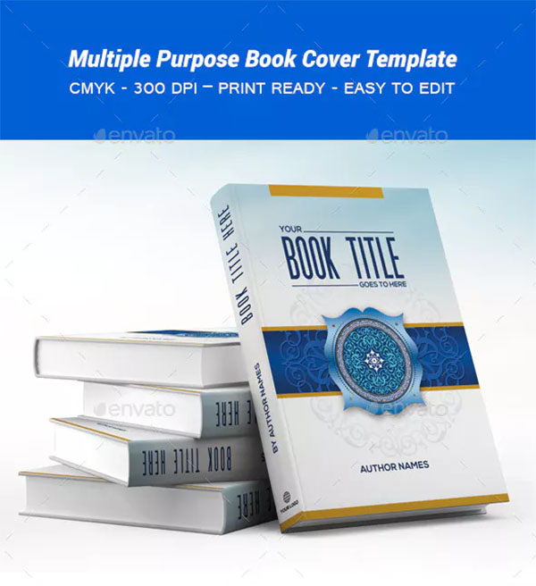 PSD Book Cover Template
