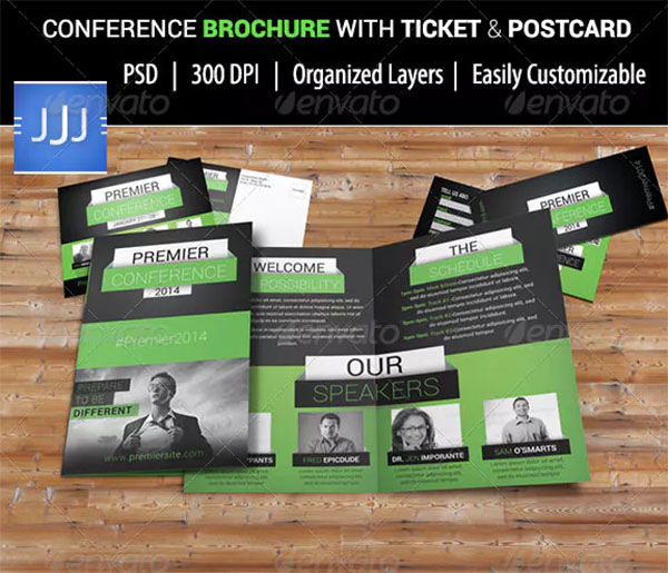 Premier Conference Bifold Brochure Pack