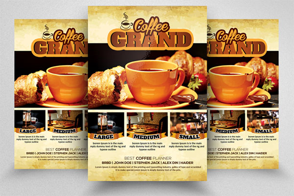 Coffee Restaurant Flyer Template