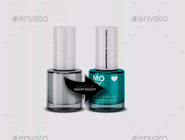 Print Nail Polish Mockup