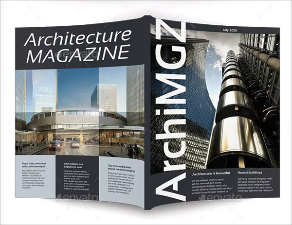 Printable Architecture Magazine Template