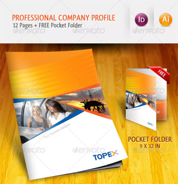 Professional Company Profile Brochure Template