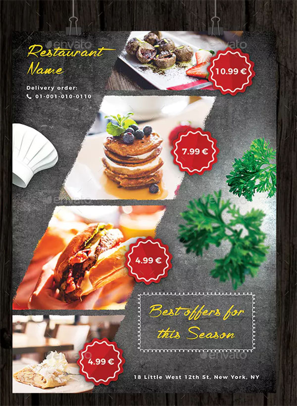 Restaurant and Cafe Offer Flyer