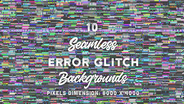 Seamless Error Glitch Texture
