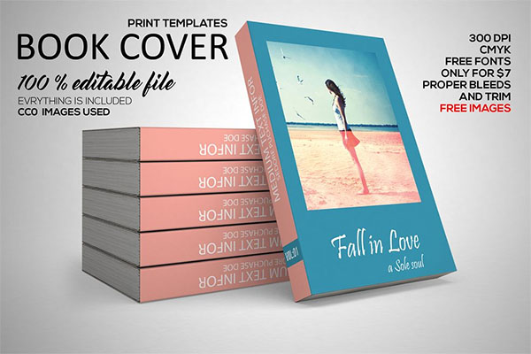 Story Book Cover PSD Template