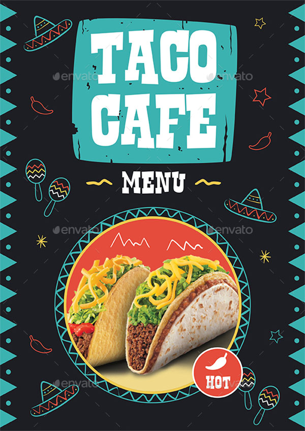 Taco Cafe Flyer Template